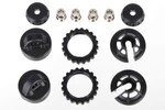 Traxxas 7468 Caps and spring retainers, GTR long/xx-long shock (upper cap (2)/ hollow balls (4)/ bottom cap (2)/ upper retainer (2)/ lower retainer (2))