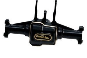 Powerhobby PHB5585  Brass Front Axle Housing, Black, for Traxxas TRX-4M