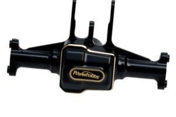 Powerhobby PHB5585  Brass Front Axle Housing, Black, for Traxxas TRX-4M
