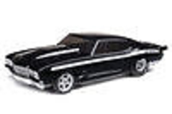 LOSI LOS01023T2  1/16 1970 Chevelle 2WD Mini No Prep Drag Car RTR, Black