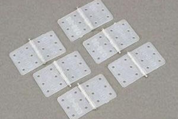 Dubro DUB118  Small Nylon Hinges-6 pack