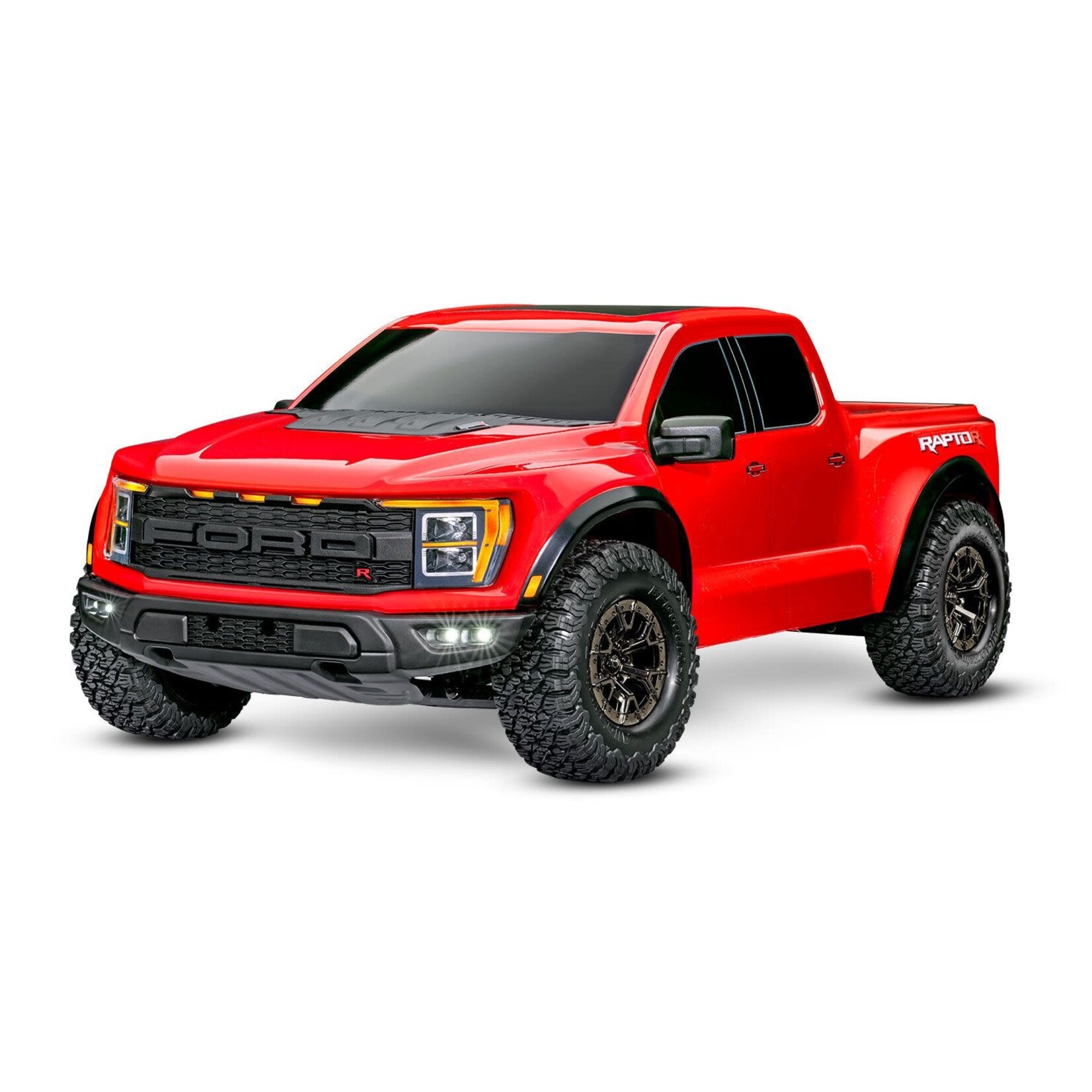 Traxxas 101076-4  RED  Ford Raptor R: 4X4 VXL 1/10 Scale 4X4 Brushless Replica Truck