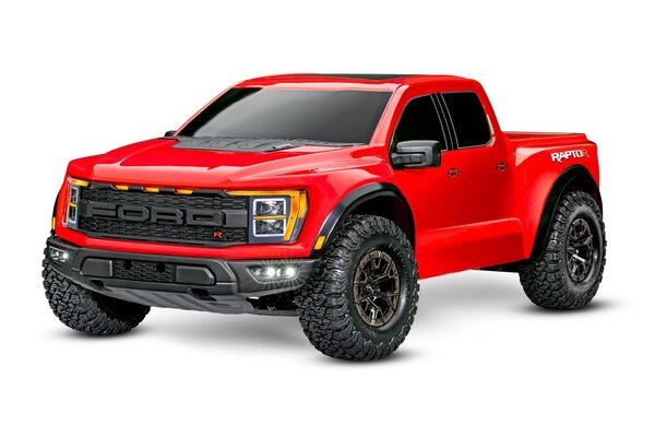 Traxxas 101076-4  RED  Ford Raptor R: 4X4 VXL 1/10 Scale 4X4 Brushless Replica Truck