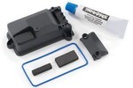 Traxxas 8224X Receiver box cover (for use only with #8224 receiver box & #2260 BEC)/ foam pads/ seals/ silicone grease