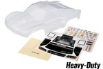 Traxxas 6811R Body, Slash, heavy duty (clear, requires painting)/ window masks/ decal sheet