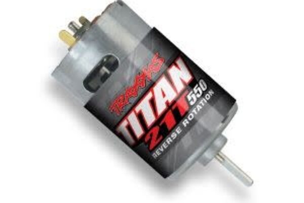 Traxxas 3975R Motor, Titan® 550, reverse rotation (21-turns/ 14 volts) (1)