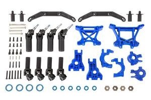 Traxxas 9080X Outer Driveline & Suspension Upgrade Kit, extreme heavy duty, blue