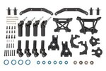 Traxxas 9080 Outer Driveline & Suspension Upgrade Kit, extreme heavy duty, black