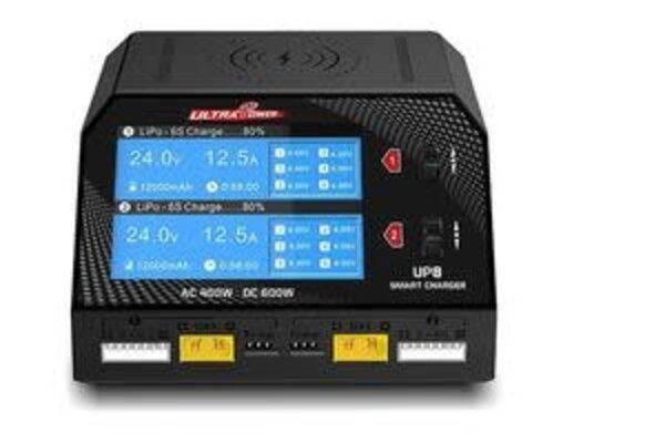 Ultra Power Technology UPTUP8  UP8 AC 400W / DC 600W 16A x2 Dual Channel Output 1-6S Battery Charger/Discharger/Balancer/Tester