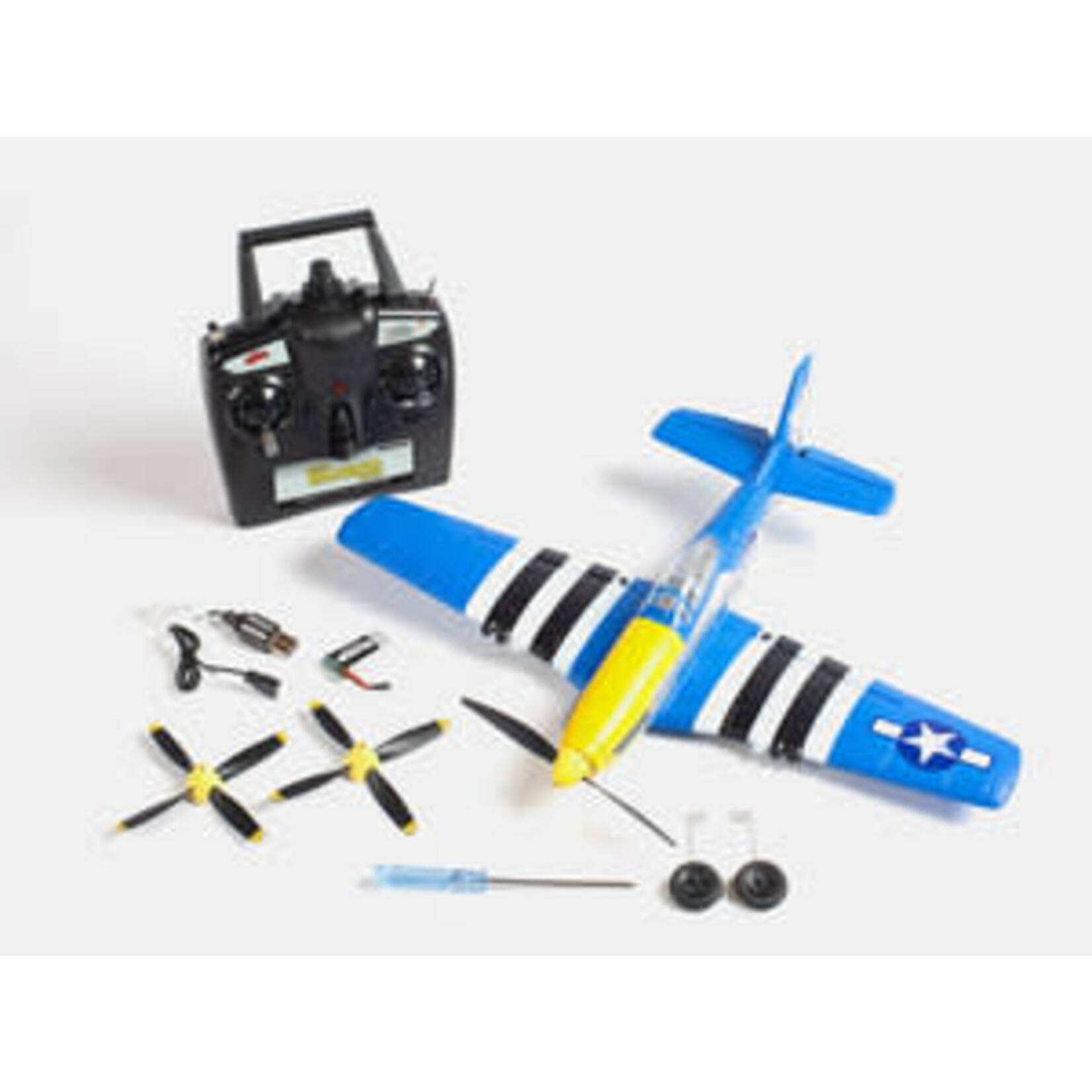 Eflite RGRA1300V2  P-51D Obsession Micro RTF Airplane with PASS (Pilot Assist Stability Software) System