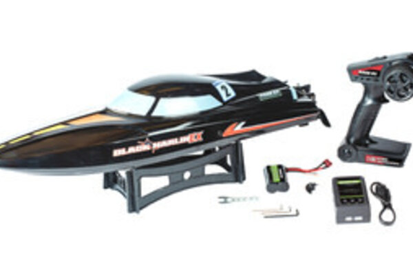 Rage R/C RGRB1400  Black Marlin EX Brushed RTR Boat