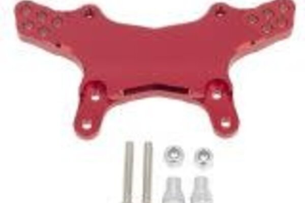 Powerhobby PHMINI2002-RED  PowerHobby LOSI 1/18 Mini-T 2.0 Aluminum Front Shock Tower Minit 2.0 Red