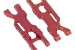 Powerhobby PHMINI2004-RED  PowerHobby LOSI 1/18 Mini-T 2.0 Aluminum Rear Lower Suspension Arms Red