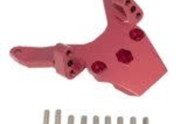 Powerhobby PHMINI2013-RED  PowerHobby LOSI 1/18 Mini-T 2.0 Aluminum Front Bulkhead MiniT Red