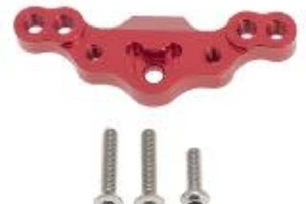 Powerhobby PHMINI2012-RED  PowerHobby LOSI 1/18 Mini-T 2.0 Aluminum Front Upper Tie Rod Fixing Mount Red