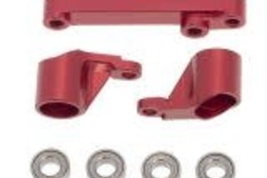 Powerhobby PHMINI2008-RED  PowerHobby LOSI 1/18 Mini-T 2.0 Aluminum Steering Assembly MiniT Red