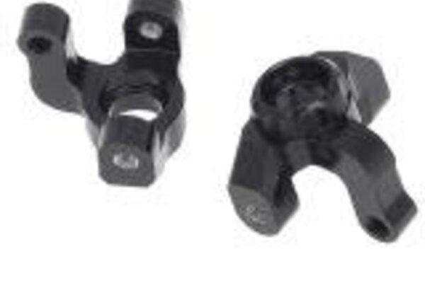 Powerhobby PHMINI2007-BLACK   PowerHobby LOSI 1/18 Mini-T 2.0 Aluminum Front Knuckles MiniT  Black