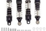 Powerhobby PHBLOSI22BLACK  PowerHobby Losi Mini-T 2.0 Aluminum Front Rear Threaded Shocks MiniT Black