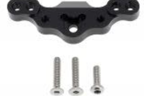 Powerhobby PHMINI2012-BLACK  PowerHobby LOSI 1/18 Mini-T 2.0 Aluminum Front Upper Tie Rod Fixing Mount Black