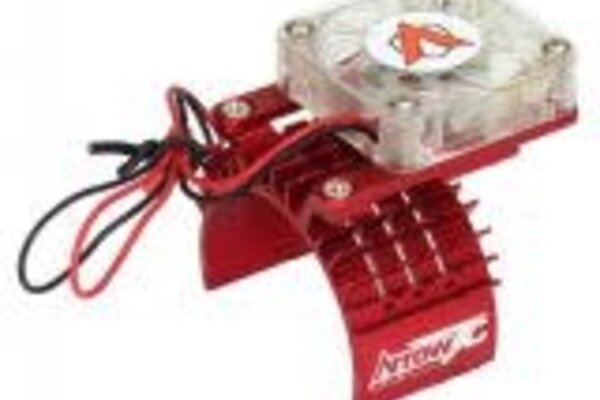Powerhobby ARC1004-RED  Powerhobby Aluminum Motor Cooling Fan FOR Traxxas Slash