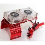Power Hobby PHBFSRED  Aluminum Cooling Fan Slash 4WD Red
