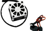 Powerhobby PHBPHF118SILVER  Twister 1/10 1/8 Motor Aluminum High Speed Cooling Fan - Silver