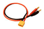 Racers Edge RCE1623  Charge Adapter: M XT60 to M 4mm bullets- 300mm wire