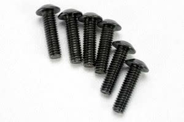 Traxxas 3938 Screws, 4x14mm button-head machine (hex drive) (6)