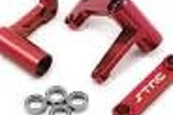 ST Racing Concepts SPTST3743XR  BELLCRANK SET WITH BEARINGS (RED) SLASH/ RUSTLER/ BANDIT