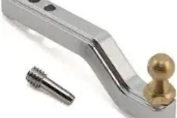 Yeah Racing YEA-TRX4-023 Yeah Racing Traxxas TRX-4 Aluminum & Brass Drop Hitch Receiver