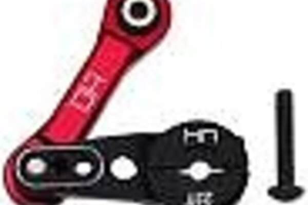 Hot Racing HRAAON48SH23  Arrma 6S Aluminum Fixed Link Steering Servo Arm (Black) (23T)