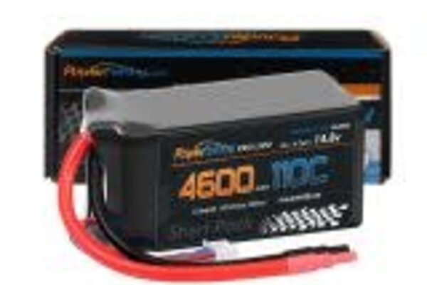 Powerhobby PHB4S4600MAH110C  Powerhobby 4S 14.8V 4600mah 110C-220C Short Drag Racing Lipo Battery