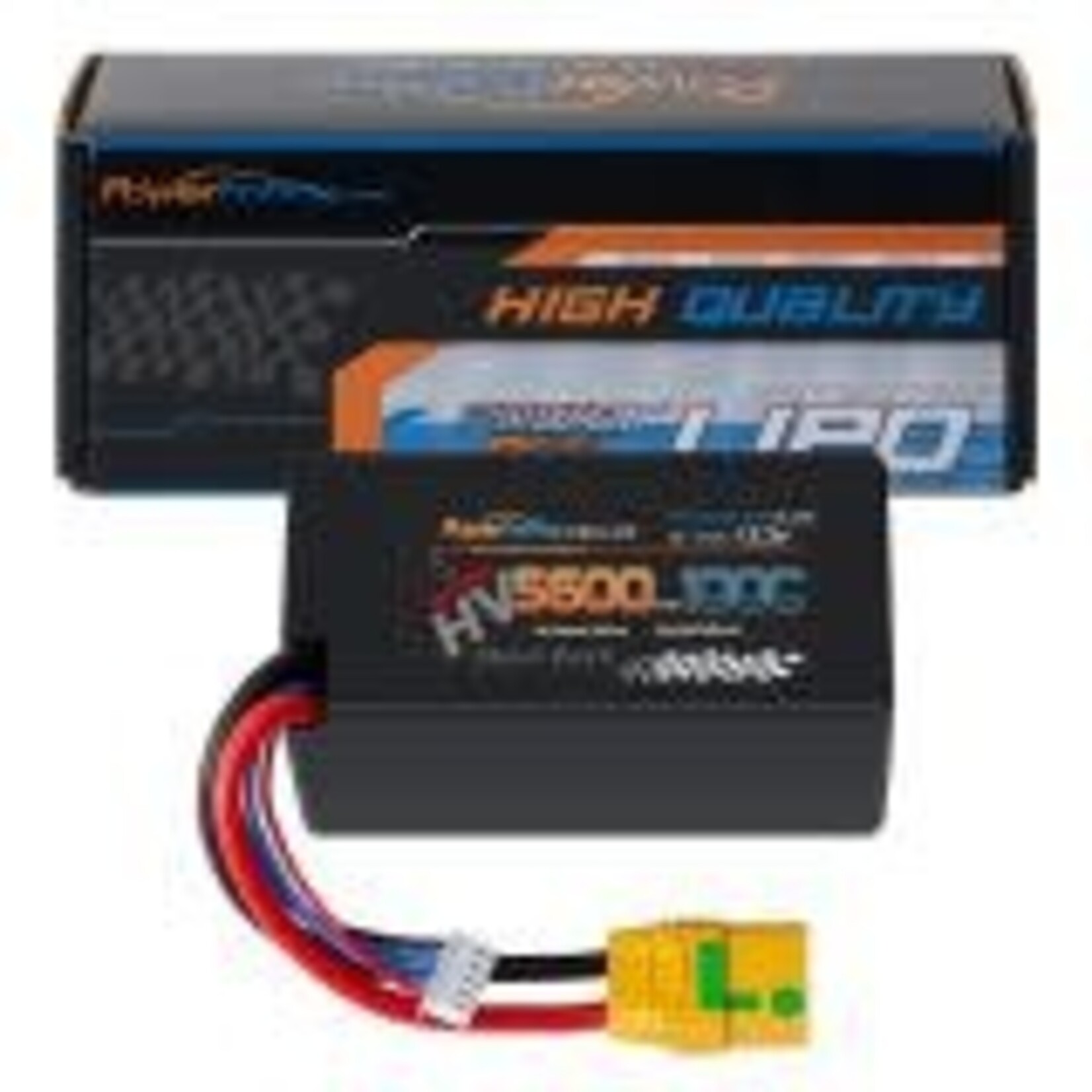 Powerhobby PHB4S5600100XT90   Powerhobby 4s 15.2V 5600MAH 100C HV Lipo Battery XT90 Plug Hard Case SHORT