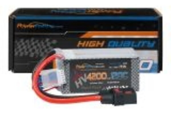 Powerhobby PHB5S4200120QS8  Powerhobby 5S 19.0V HV 4200MAH 120C Graphene Shorty LIpo Battery w QS8 Plug