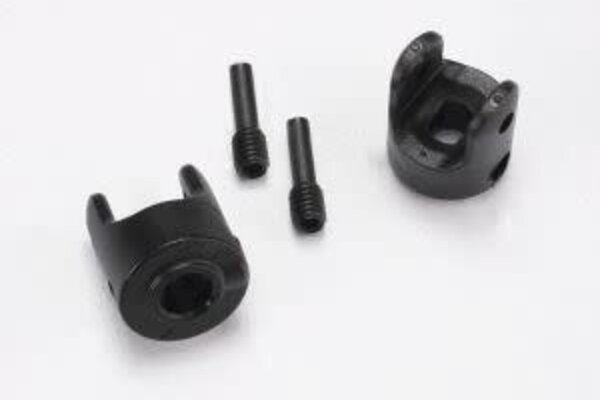Traxxas 7057 Yokes, differential and transmission (2)/ 3x10mm screw pin (2)