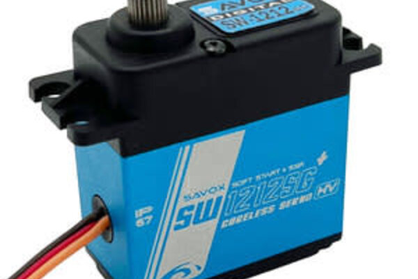SAVOX SAVSW1212SGP  Waterproof, High Torque, High Voltage Coreless Digital Servo, 0.14 sec / 638oz @ 7.4V