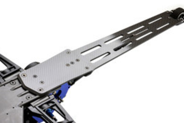 Exotek Racing EXO2135  Drag Slash Pro Wheelie Bar Set, 3mm CF with Single Wheel Style