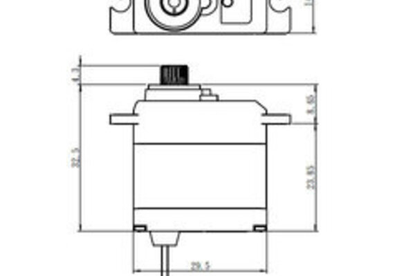 SAVOX SAVSW0250MGP  Waterproof Micro Digital Servo with Soft Start, 0.11sec / 69oz @ 6V