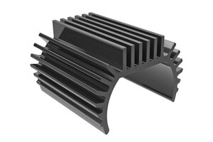 Traxxas 9793-GRAY   Heat sink, Titan® 87T motor (6061-T6 aluminum, dark titanium-anodized)