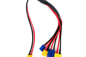 Racers Edge RCE1688  4-Function Charge Adapter: Female XT60 to Male XT60, XT90, EC3, EC5