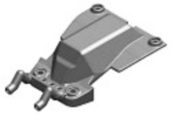 Corally (Team Corally) COR00250-008  Chassis Servo Cover - Composite: Mammoth, Moxoo,