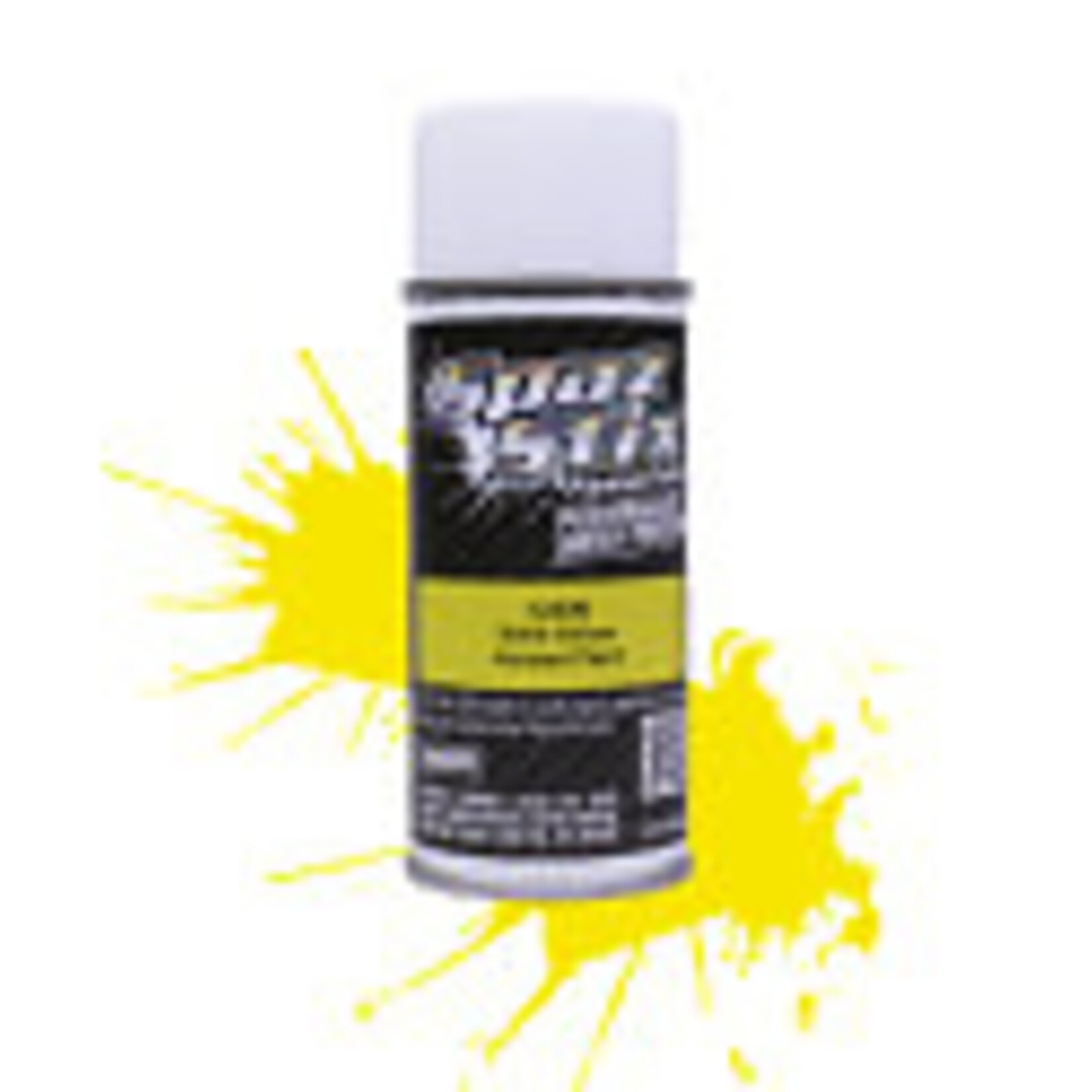 Spaz Stix SZX12409  Solid Yellow Aerosol Paint, 3.5oz Can
