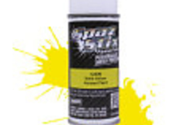 Spaz Stix SZX12409  Solid Yellow Aerosol Paint, 3.5oz Can