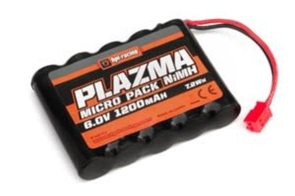HPI Racing HPI160155  Plazma 6.0V 1200mAh NiMH Micro RS4 Battery Pack