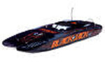 ProBoat PRB08043T1  Blackjack 42" 8S Brushless Catamaran RTR: Black/Orange