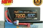 Powerhobby PHB4S720060CDNSHCS  4S 14.8V 7200MAH 60C w/ Deans Hard Case