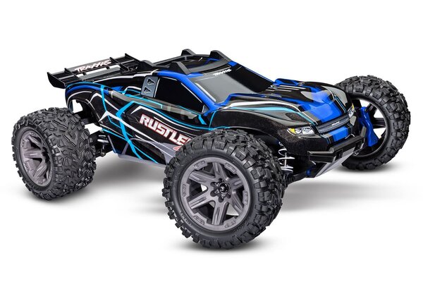 Traxxas 67164-4  Rustler 4X4 BL-2s: 1/10 Scale 4WD Stadium Truck  blue