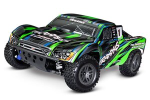 Traxxas 68154-4-FD Slash 4X4 BL-2s: 1/10 Scale 4WD Short Course Truck GREEN