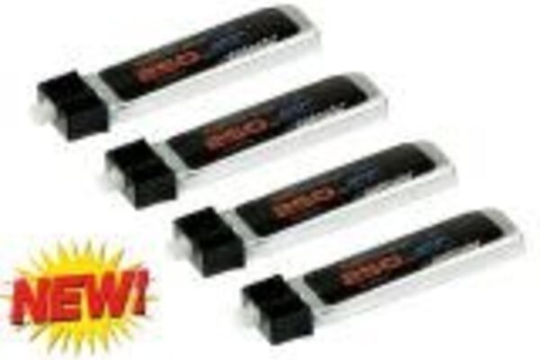 Powerhobby PH1S250MAH45C  PowerHobby 1S 3.7V 250Mah 45C Lipo Battery (4)