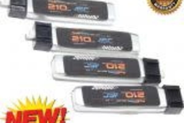 Powerhobby PHB1S21045C   210mAh 3.7v 1S 45C Lipo Battery with EFL/BLH Plug
